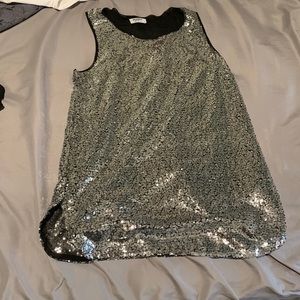 Glittery tank top size S